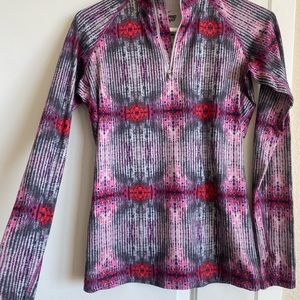 Nike Pro Combat: fitted half zip w/ thumb hole